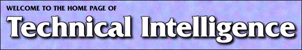 Welcome to the home of Technical Intelligence!